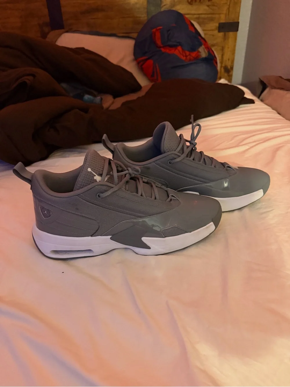 Jordan Gray Low-Top Sneakers